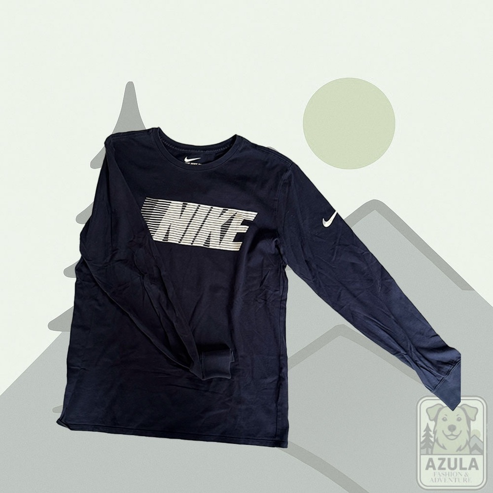 Nike Navy Blue Long Sleeve Tee- Women’s medium